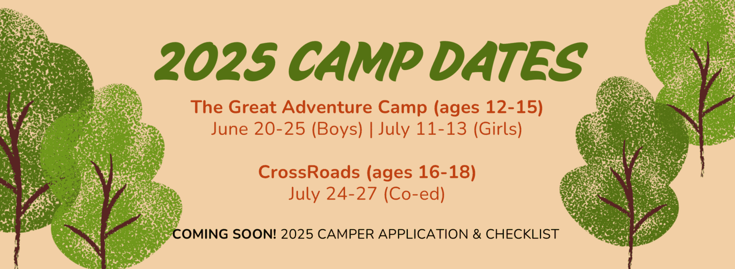 The 2025 camp dates have been announced!